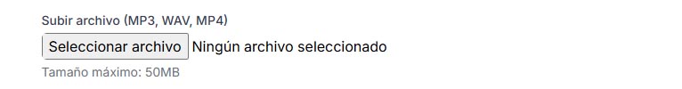 Sube archivo al STT